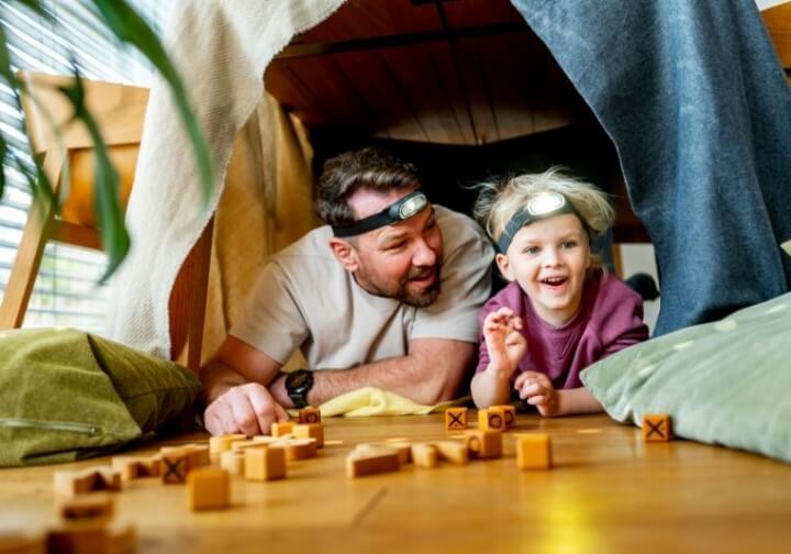 Dad doesn't have to be a superhero. It's enough for him to be there for his kids